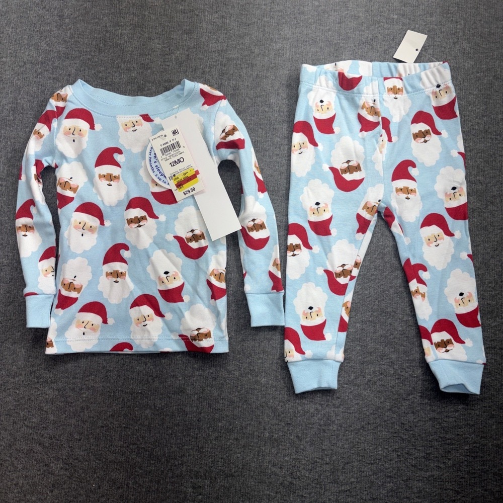 Holiday Lane Little Big Kids Cotton Snug Fit Matching Family Pajamas Set 12 Mo